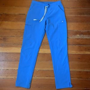 FIGS Yola Skinny Scrub Pant - Ceil Blue